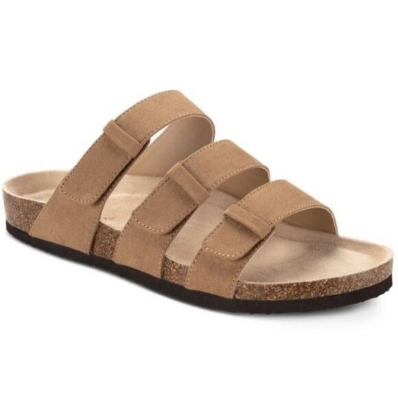 SUN + STONE Men’s Bowie Slip-On Strap Sandals Size 9 New In Box Wide Fit - Picture 1 of 10
